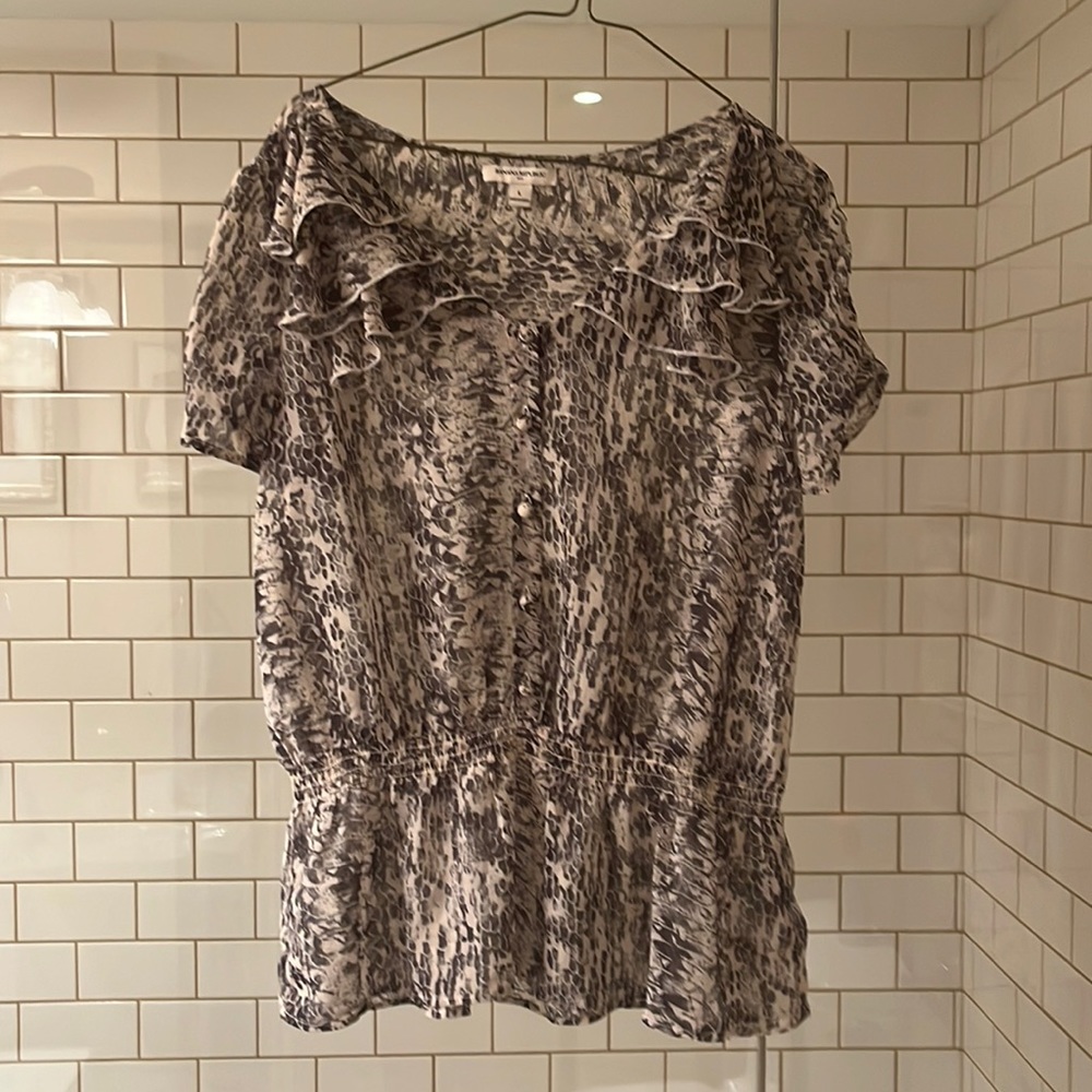Banana Republic Snakeskin Top
